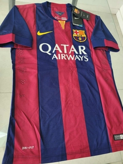 Camiseta Nike Barcelona Retro Messi 10 2014 2015 #RODAINDUMENTARIA - Roda Indumentaria