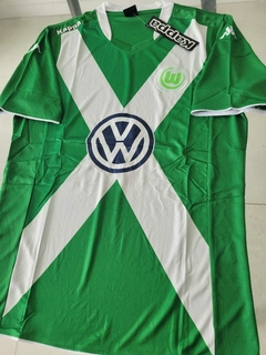 Camiseta Kappa Retro Wolfsburgo Verde Titular 2014 2015 - comprar online