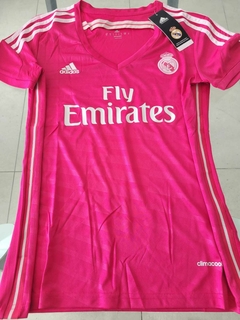 Camiseta adidas Real Madrid Rosa Retro Mujer 2014 2015
