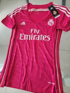 Camiseta adidas Real Madrid Rosa Retro Mujer 2014 2015 - comprar online