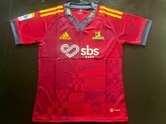 Camiseta Adidas Rugby Highlanders 2023 2024 Bordo