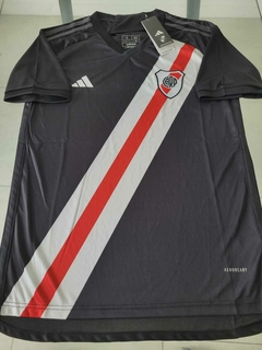 Camiseta Adidas River Plate Entrenamiento Negra 2023 2024 Labruna