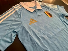 Camiseta adidas Belgica HeatRdy Suplente Celeste 2024 2025 Euro 2024 Match - Roda Indumentaria