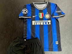 Kit Niño Camiseta + Short Nike Retro Inter Titular Milito 22 2009 2010 - tienda online