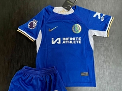 Kit Niño Camiseta + Short Chelsea Titular Enzo Fernandez 2023 2024 - tienda online