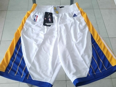 Short NBA Golden State Warriors Blanco con bolsillos Basquet