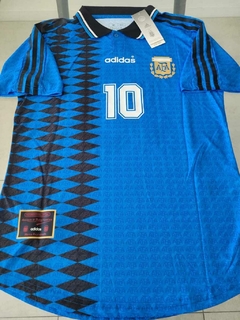 Camiseta adidas Argentina HeatRdy Retro Azul Maradona #10 1994 Match