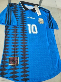 Camiseta adidas Argentina HeatRdy Retro Azul Maradona #10 1994 Match en internet