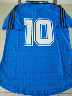 Camiseta adidas Argentina HeatRdy Retro Azul Maradona #10 1994 Match - Roda Indumentaria