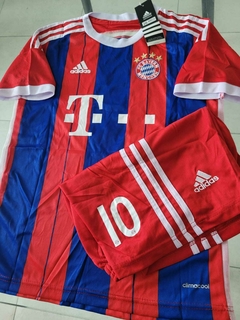 Kit Niño Camiseta + Short Adidas Bayern Munich Robben 10 2014 2015 - comprar online