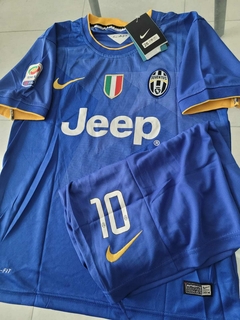 Kit Niño Camiseta + Short Nike Juventus Azul Tevez 10 2014 2015 en internet