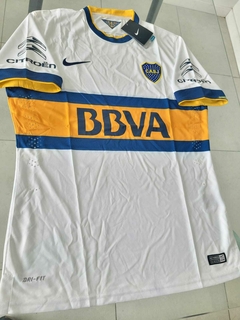 Camiseta Nike Retro Boca Juniors Suplente Blanca 2014 2015 en internet
