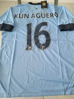 Camiseta Nike Retro Manchester City titular Kun Aguero 10 2014 2015
