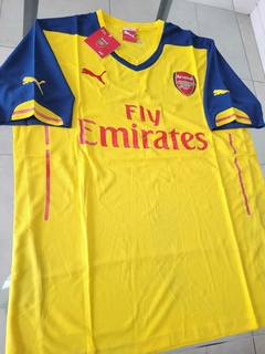 Camiseta Puma Retro Arsenal Amarilla 2014 2015 Suplente en internet