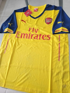 Camiseta Puma Retro Arsenal Amarilla 2014 2015 Suplente - comprar online