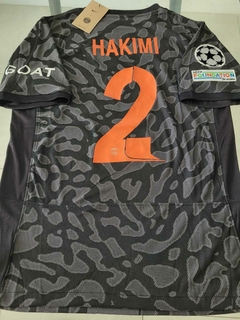 Camiseta Nike Jordan Vaporknit PSG Gris Hakimi 2 2023 2024 Match