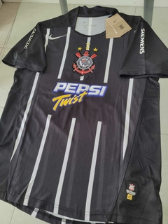 Camiseta Nike Retro Corinthians Negra Tevez 10 2004 2005 en internet