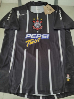 Camiseta Nike Retro Corinthians Negra Tevez 10 2004 2005 - comprar online