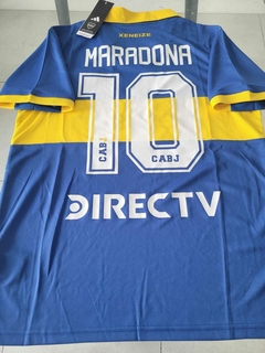 Camiseta Adidas Boca Titular Maradona 10 2022 2023 Homenaje Despedida Riquelme