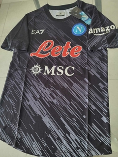 Camiseta EA7 Napoli Suplente Negra 2023 2024 #SALE - comprar online