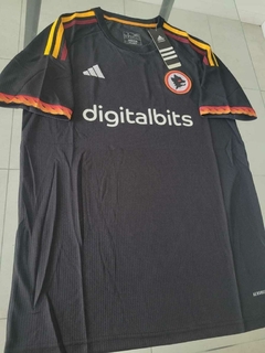 Camiseta Adidas AS Roma Suplente Negra 2023 2024 #SALE #RODAINDUMENTARIA en internet