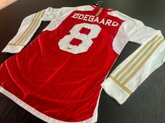 Camiseta Adidas Arsenal HeatRdy Manga Larga Titular Odegaard 8 2023 2024 Match - tienda online