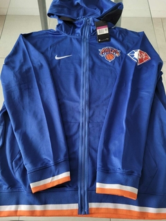 Campera Nike New York Knicks NBA Azul y Naranja 2023 2024