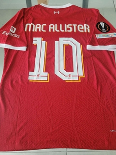 Camiseta Nike Liverpool Vaporknit Titular Mac Allister 10 2023 2024 Match