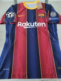 Camiseta Nike Retro Barcelona Vaporknit Titular Messi 10 2020 2021 Match - comprar online