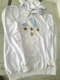 Buzo Adidas Argentina 3 estrellas Blanco 2023 2024 Salida en internet