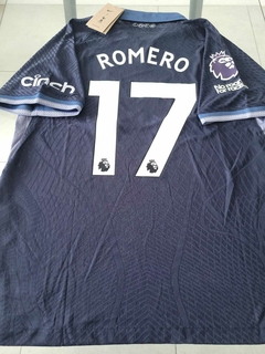 Camiseta NIke Tottenham Vaporknit Suplente Azul Cuti Romero 17 2023 2024 Match