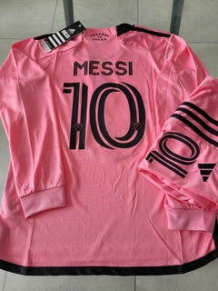 Kit Niño Camiseta + Short Inter Miami Manga Larga Titular Messi 10 2024 2025