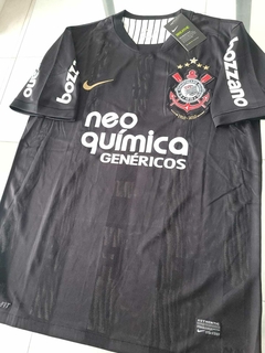 Camiseta Nike Retro Corinthians Negra Roberto Carlos 6 2010 2011 en internet