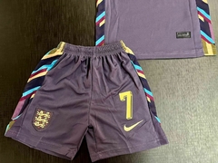 Kit Niño Camiseta + Short Inglaterra Suplente Negra Foden #7 2024 2025 - tienda online