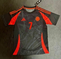 Camiseta Adidas Colombia Suplente Negra Luis Diaz 7 2024 2025 - comprar online