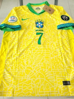 Camiseta Nike Brasil Titular Vinicius JR 7 2024 2025 - comprar online