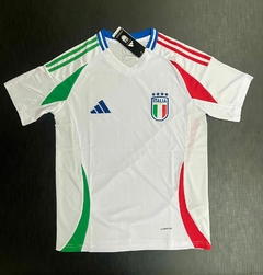 Camiseta Adidas Italia Suplente Blanca 2024 2025