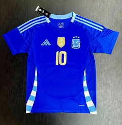 Camiseta Adidas Argentina Suplente Azul Messi 10 2024 2025 Aeroready