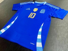 Camiseta Adidas Argentina Suplente Azul Messi 10 2024 2025 Aeroready - comprar online