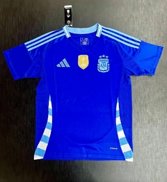 Camiseta Adidas Argentina Suplente Azul 2024 2025 Aeroready