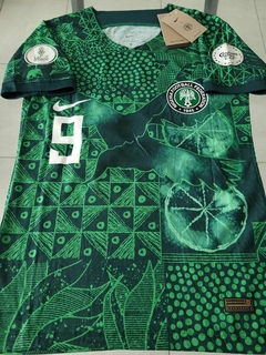 Camiseta Nike Vaporknit Nigeria Titular Osimhen 9 2024 2025 Match