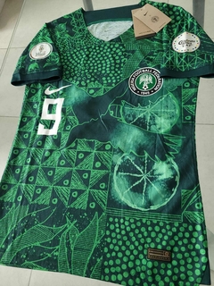Camiseta Nike Vaporknit Nigeria Titular Osimhen 9 2024 2025 Match - comprar online