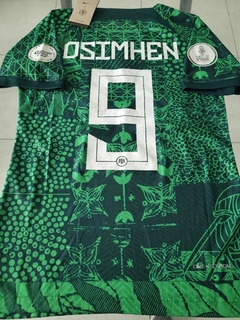 Camiseta Nike Vaporknit Nigeria Titular Osimhen 9 2024 2025 Match - Roda Indumentaria