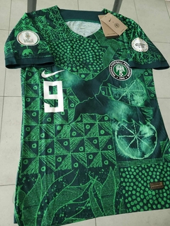 Camiseta Nike Vaporknit Nigeria Titular Osimhen 9 2024 2025 Match en internet