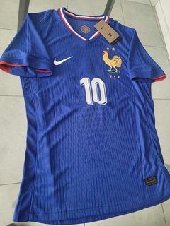 Camiseta Nike Vaporknit Francia Titular Mbappe 10 2024 2025 Match en internet