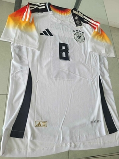 Camiseta Adidas HeatRdy Alemania Titular Toni Kroos 8 2024 2025 Match - Roda Indumentaria