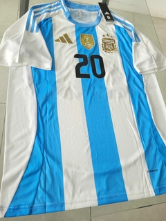 Camiseta Adidas Argentina Titular Mac Allister 20 2024 2025 Aeroready