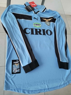 Camiseta Manga Larga Puma SS Lazio Retro Titular Veron 23 1999 2000 - Roda Indumentaria