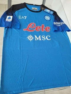 Camiseta EA7 Napoli Kvaratskhelia 77 2022 2023 - Roda Indumentaria