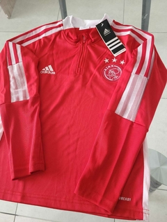 Buzo Adidas Niños Ajax Rojo y Blanco 2023 2024 Entrenamiento - comprar online